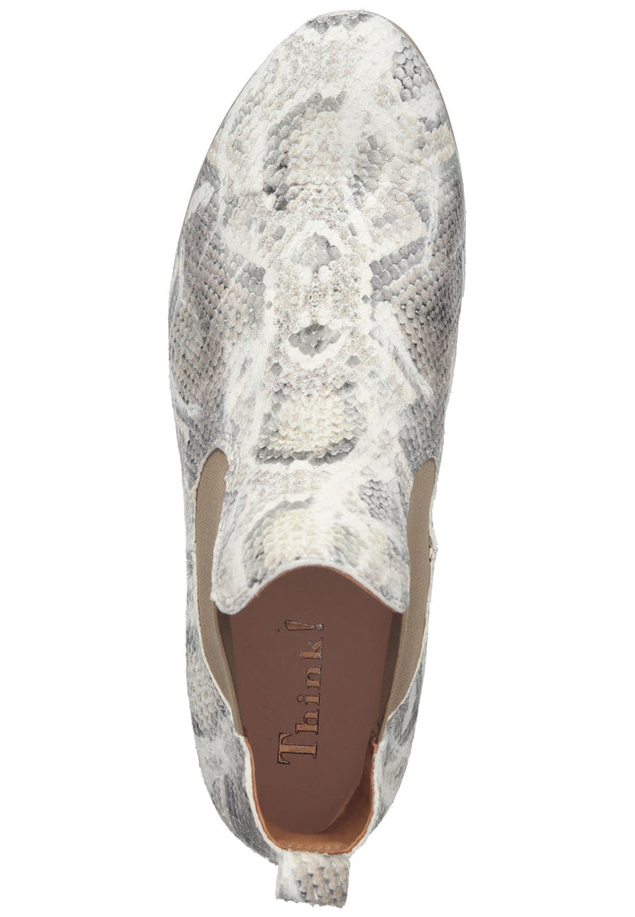 Think! Stiefelette Leder/Textil Schlamm