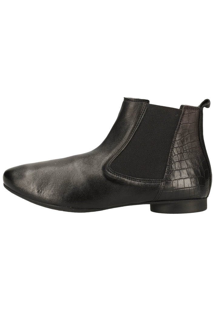 Think! Stiefelette Leder/Textil Schwarz