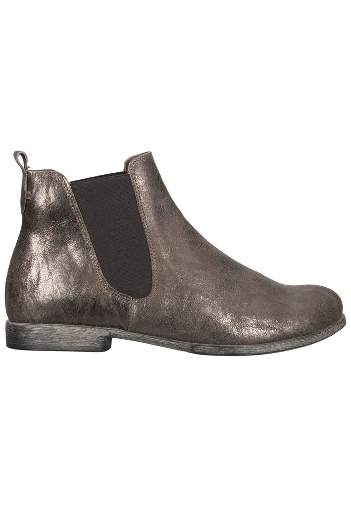 Think! Stiefelette Leder/Textil Taupe