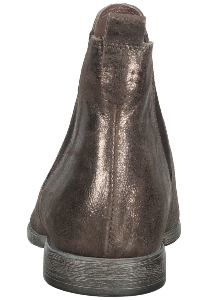 Think! Stiefelette Leder/Textil Taupe