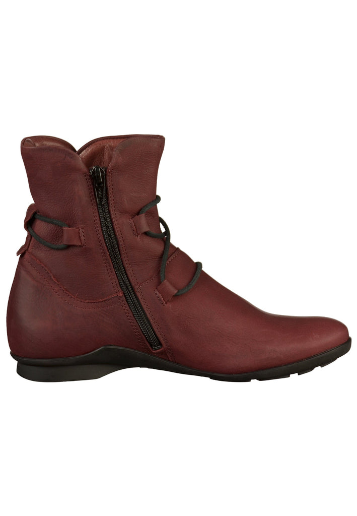 Think! Stiefelette Leder Weinrot