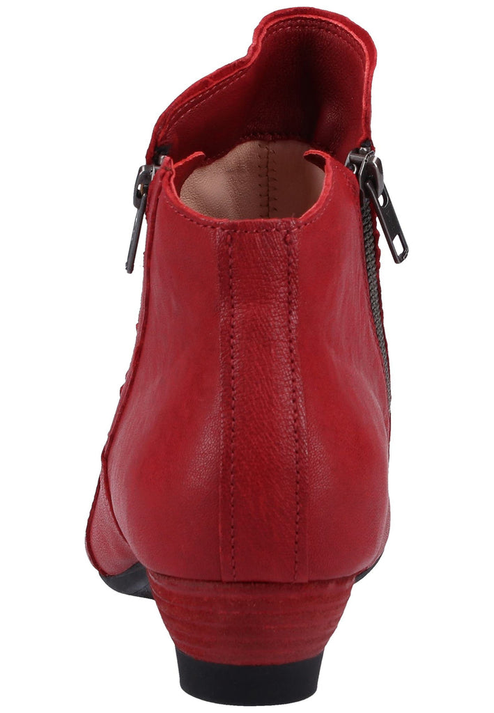Think! Stiefelette Nappaleder Cherry