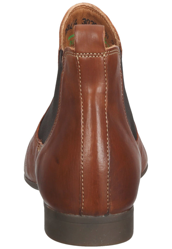 Think! Stiefelette Nappaleder Cognac