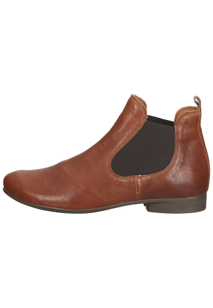 Think! Stiefelette Nappaleder Cognac