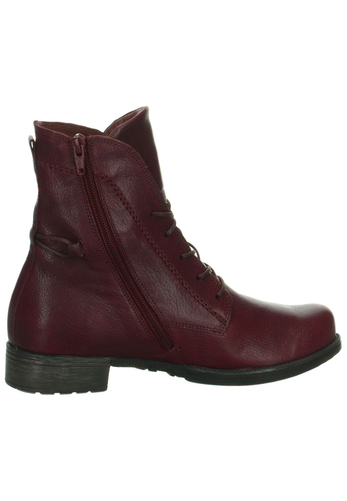 Think! Stiefelette Nappaleder Dunkelrot Warmfutter