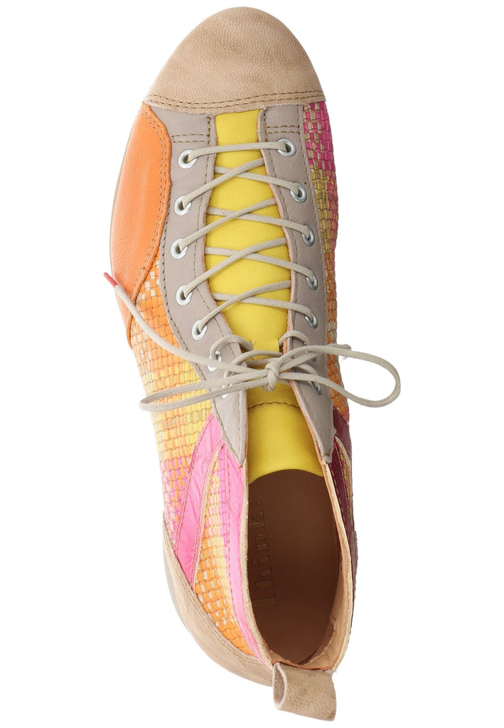 Think! Stiefelette Nappaleder Fuchsia