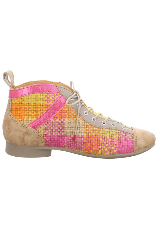 Think! Stiefelette Nappaleder Fuchsia
