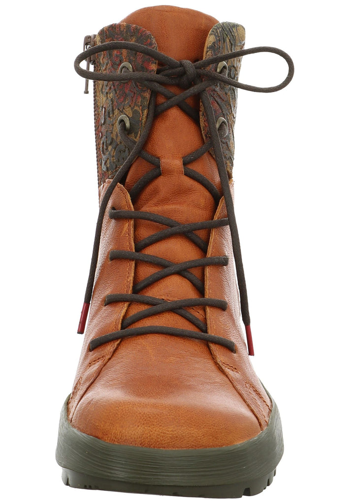 Think! Stiefelette Nappaleder Kastanie