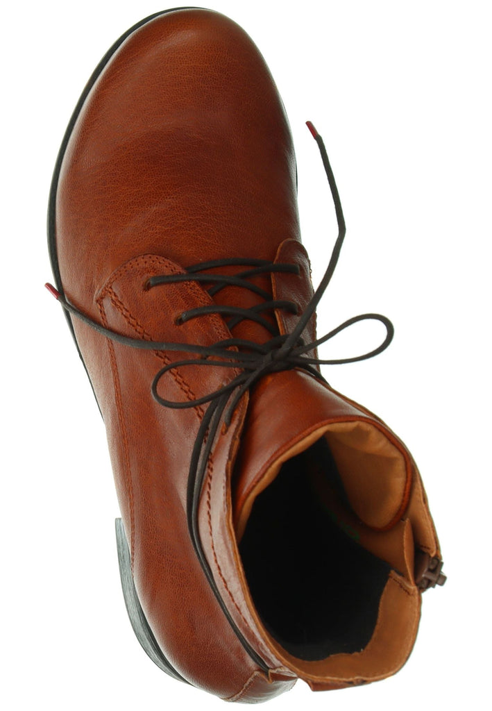 Think! Stiefelette Nappaleder Kastanie Warmfutter