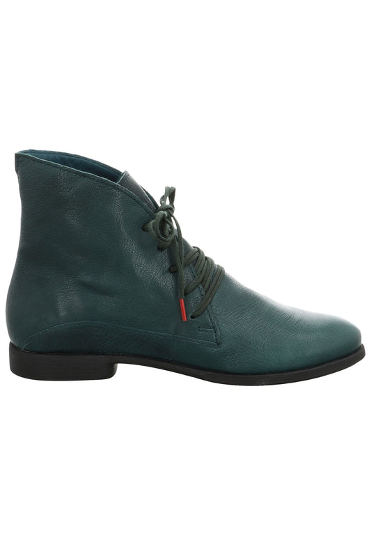 Think! Stiefelette Nappaleder Petrol Warmfutter