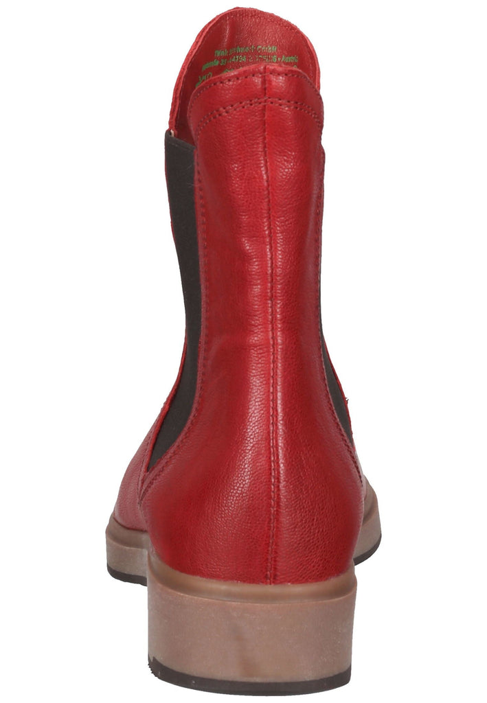 Think! Stiefelette Nappaleder Rot