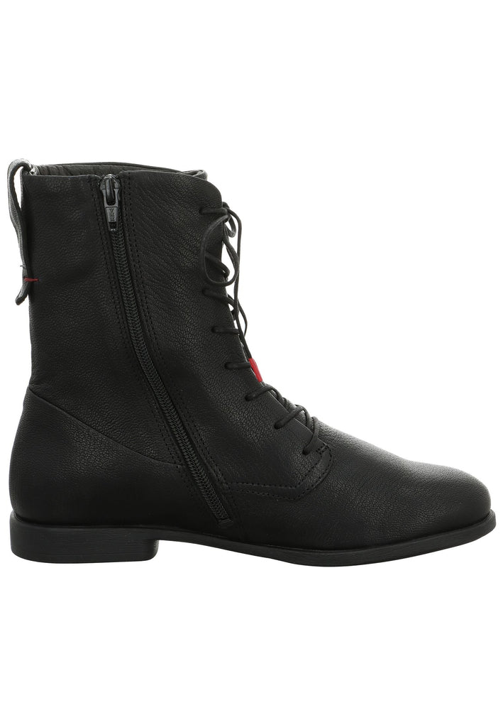 Think! Stiefelette Nappaleder Schwarz