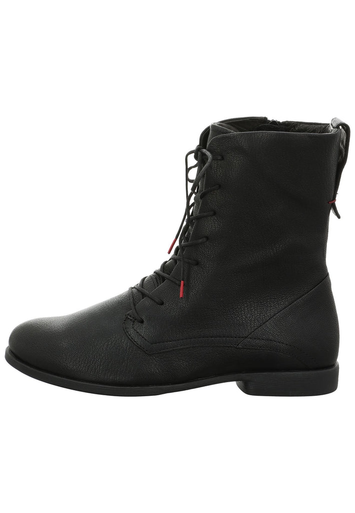 Think! Stiefelette Nappaleder Schwarz