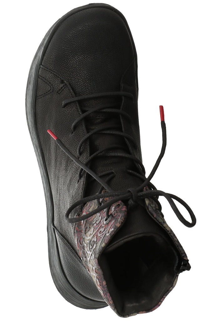 Think! Stiefelette Nappaleder Schwarz