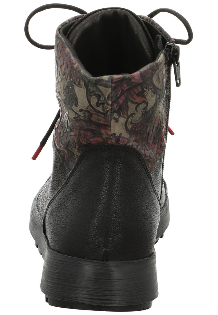 Think! Stiefelette Nappaleder Schwarz