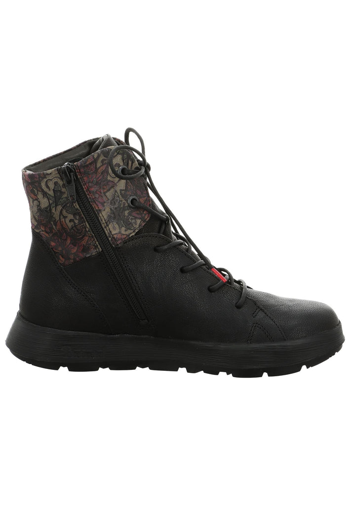 Think! Stiefelette Nappaleder Schwarz