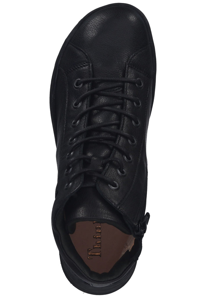Think! Stiefelette Nappaleder Schwarz