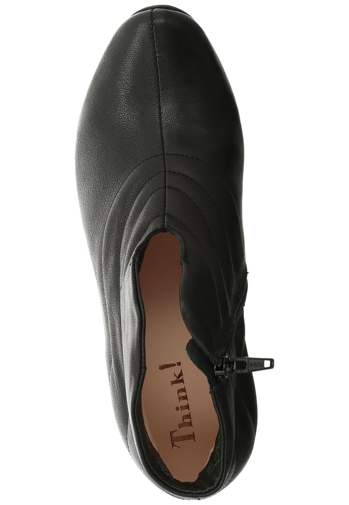 Think! Stiefelette Nappaleder Schwarz