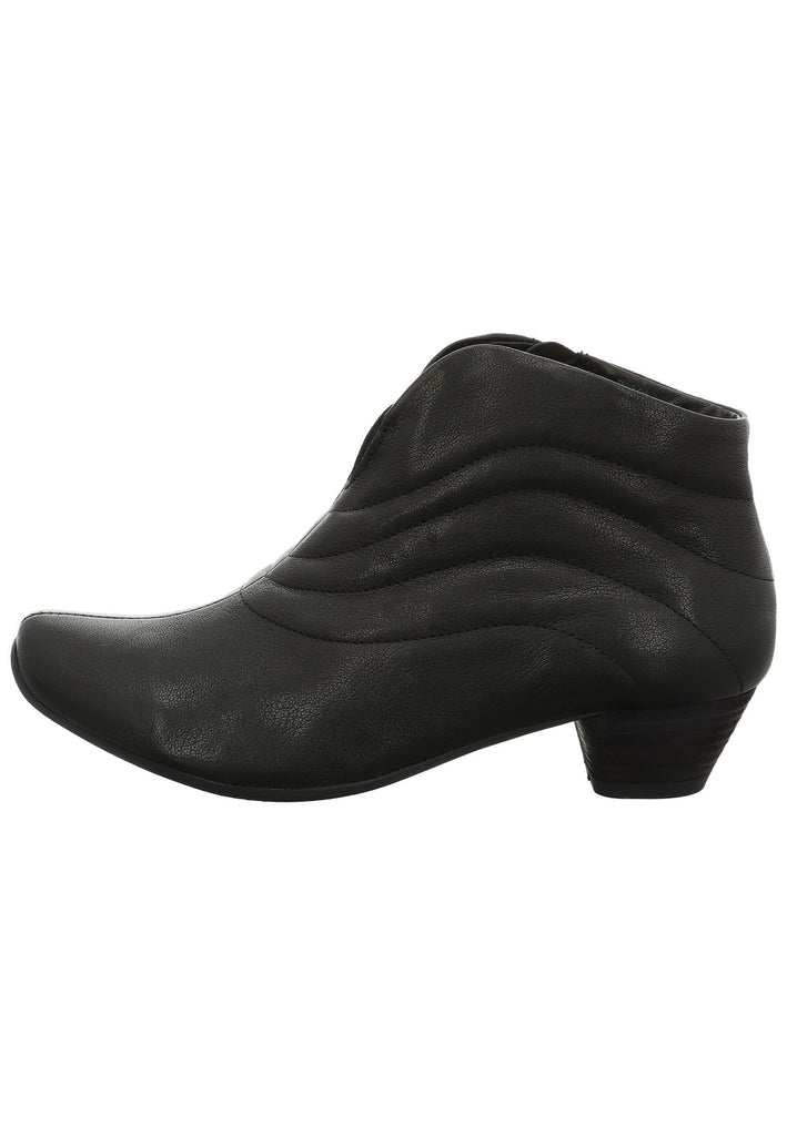 Think! Stiefelette Nappaleder Schwarz