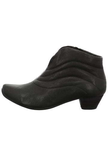Think! Stiefelette Nappaleder Schwarz