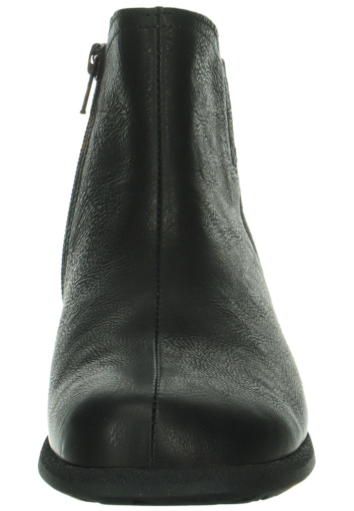 Think! Stiefelette Nappaleder Schwarz
