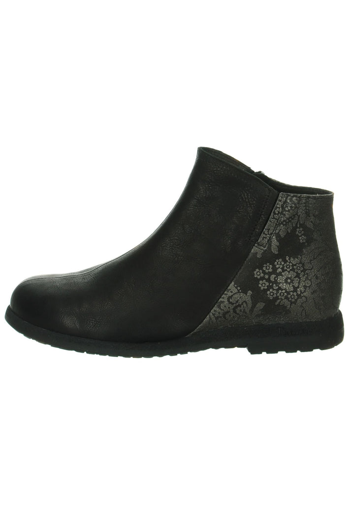 Think! Stiefelette Nappaleder Schwarz