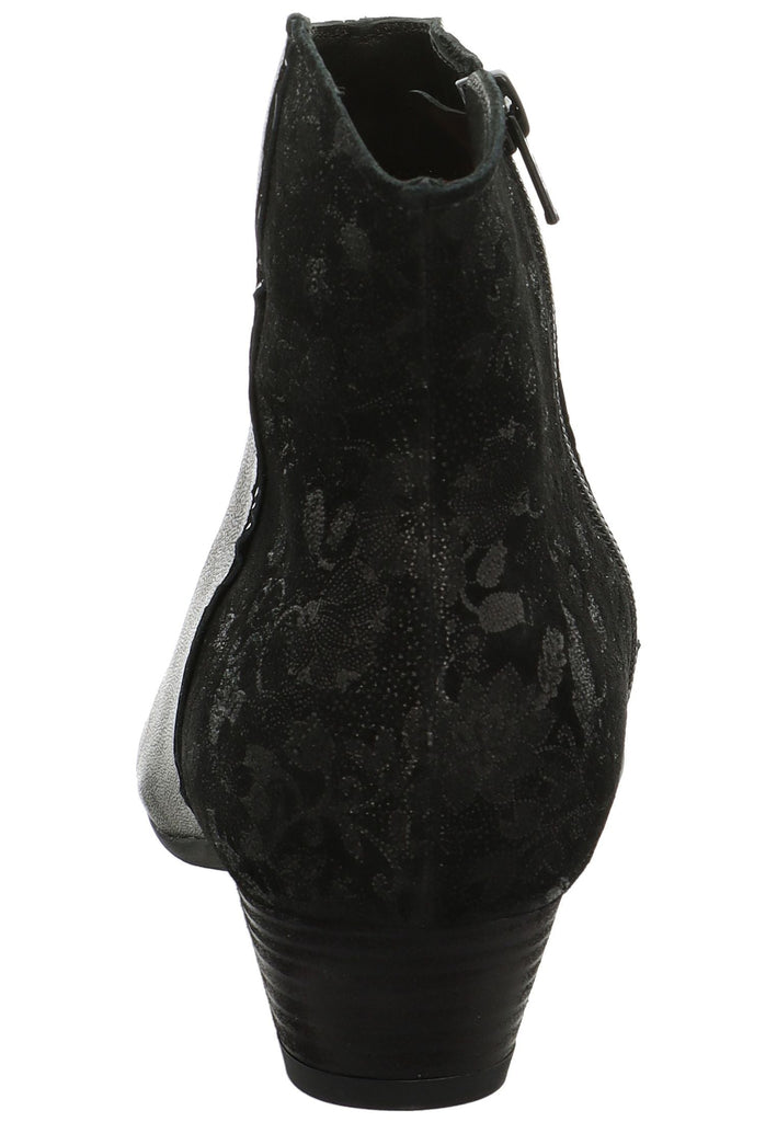 Think! Stiefelette Nappaleder Schwarz