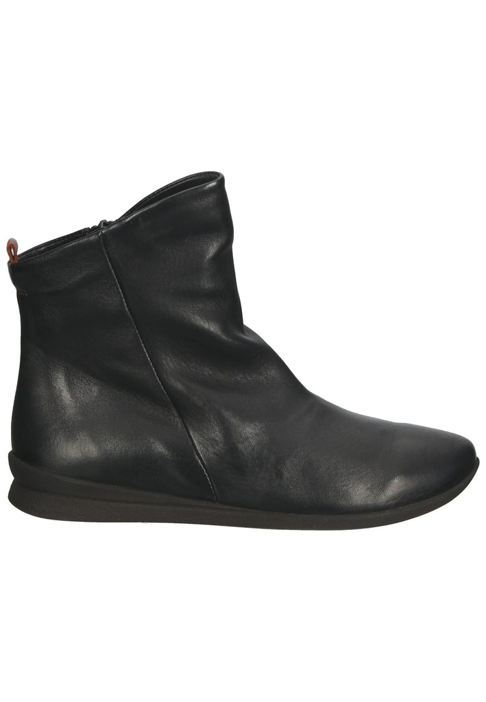Think! Stiefelette Nappaleder Schwarz
