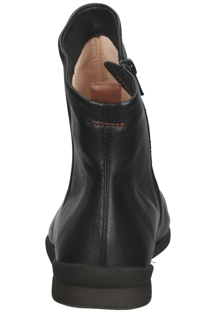 Think! Stiefelette Nappaleder Schwarz
