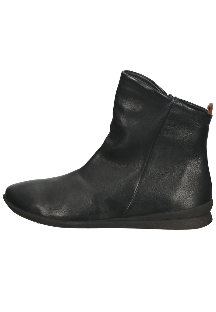 Think! Stiefelette Nappaleder Schwarz