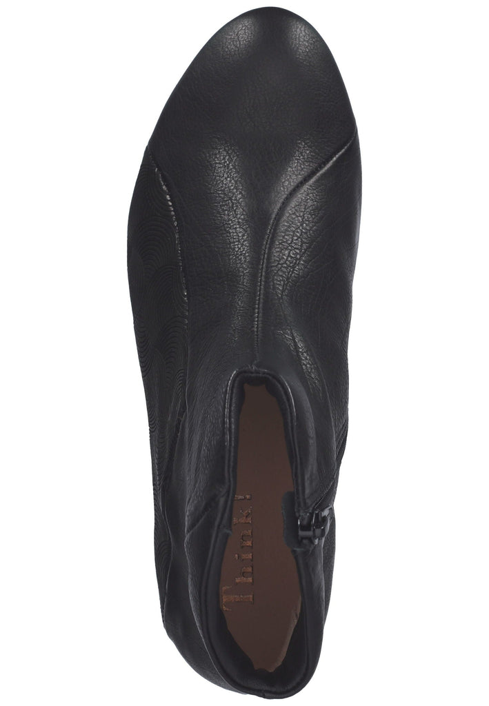 Think! Stiefelette Nappaleder Schwarz