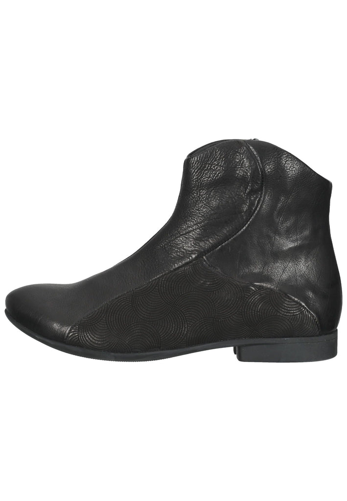 Think! Stiefelette Nappaleder Schwarz
