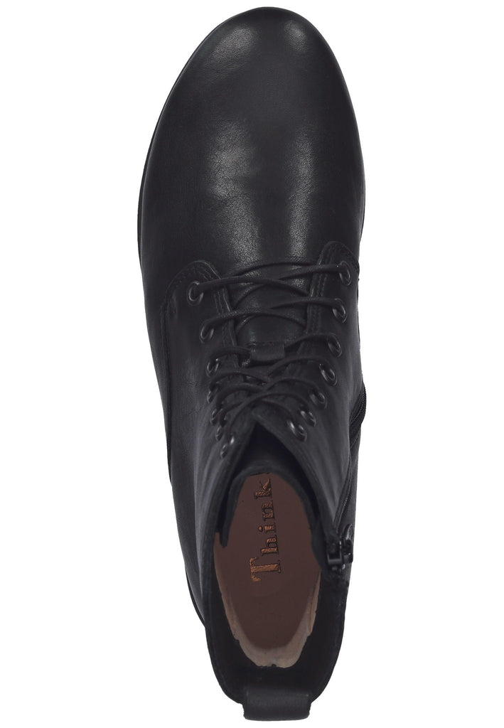 Think! Stiefelette Nappaleder Schwarz