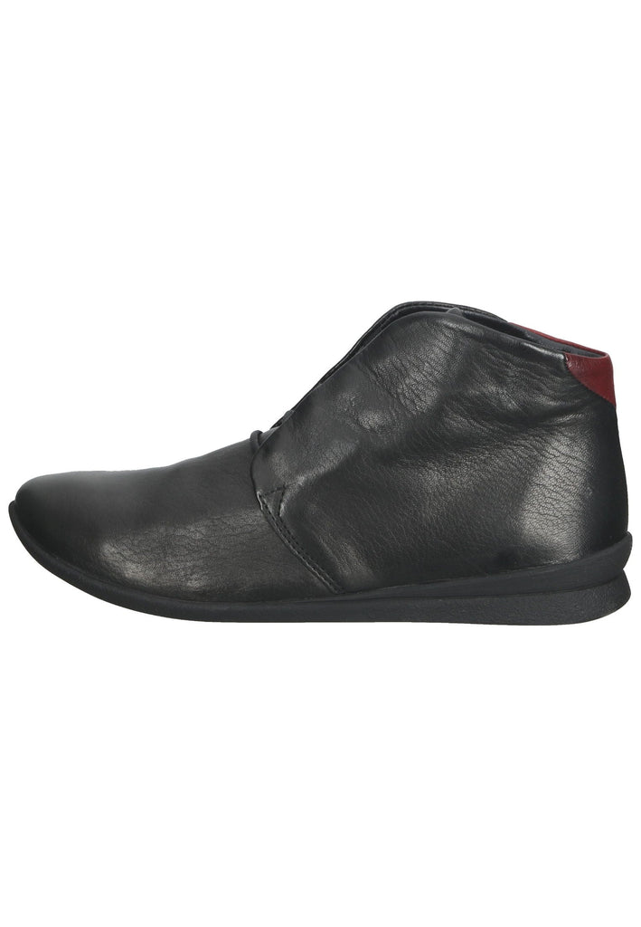 Think! Stiefelette Nappaleder Schwarz