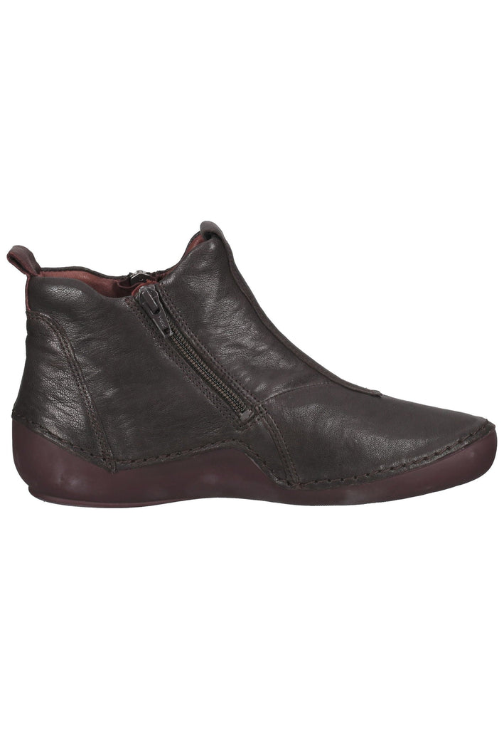 Think! Stiefelette Nappaleder Schwarz/Grau