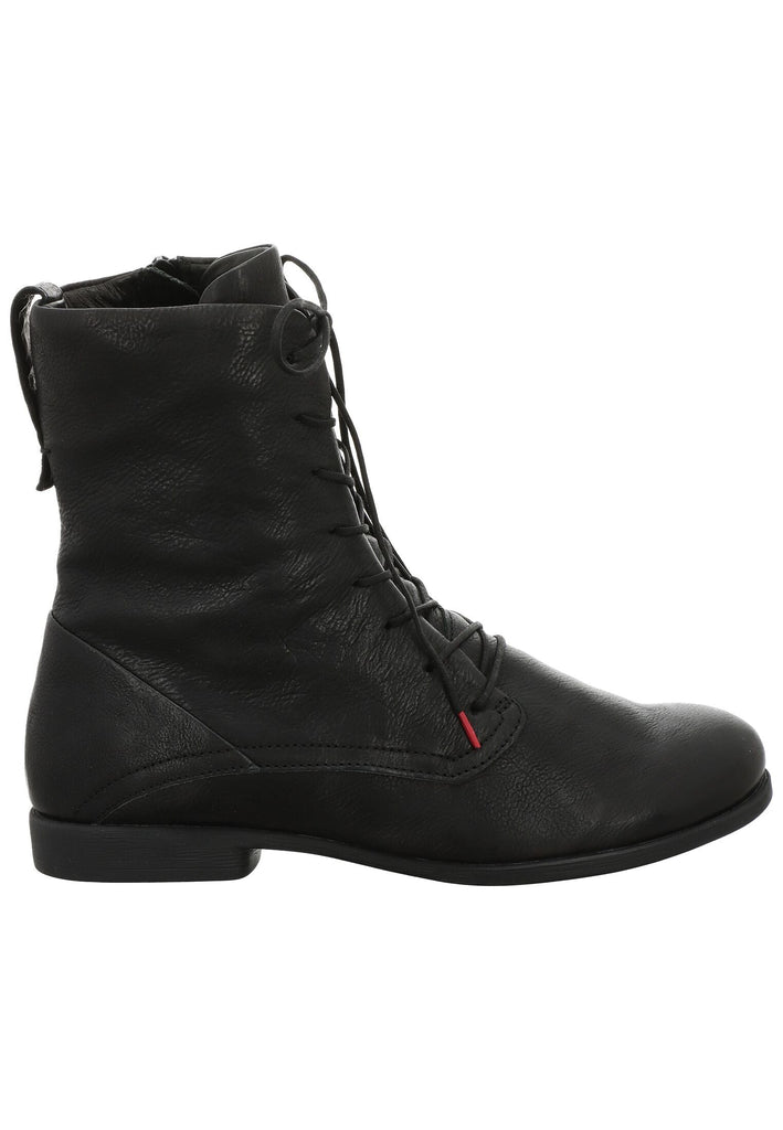 Think! Stiefelette Nappaleder Schwarz Warmfutter