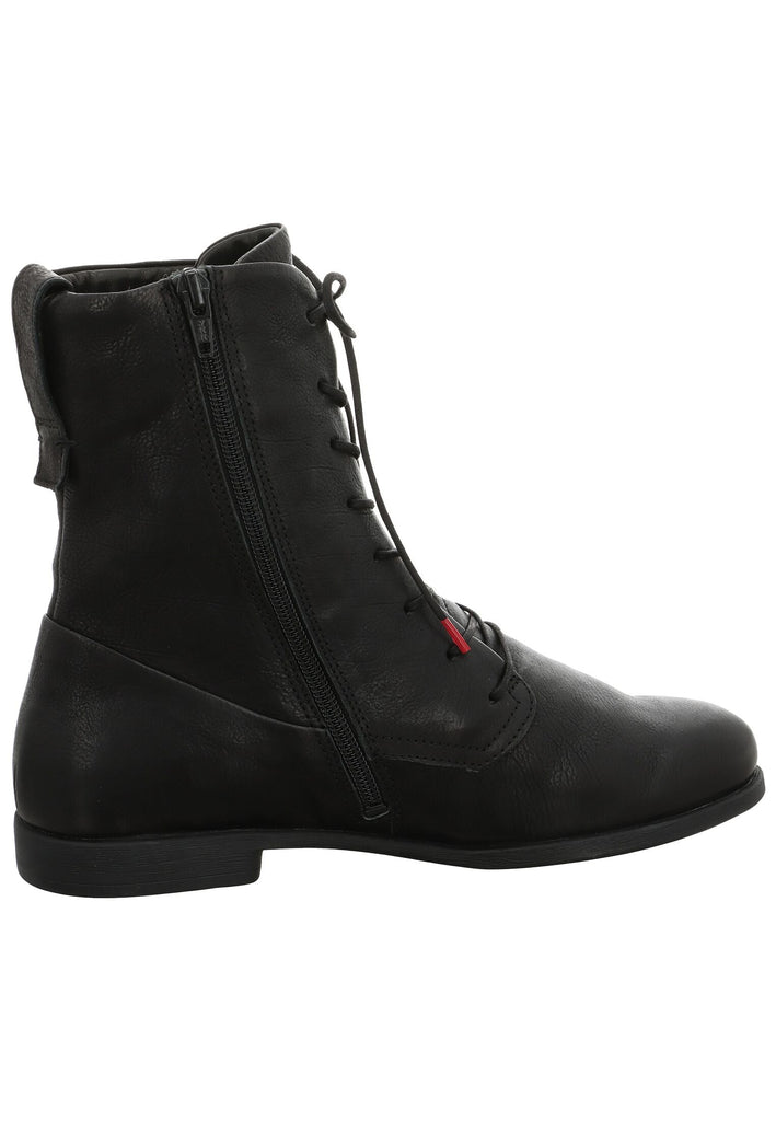 Think! Stiefelette Nappaleder Schwarz Warmfutter
