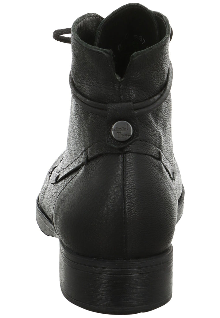 Think! Stiefelette Nappaleder Schwarz Warmfutter