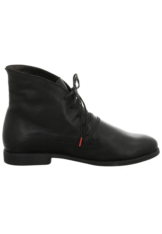 Think! Stiefelette Nappaleder Schwarz Warmfutter