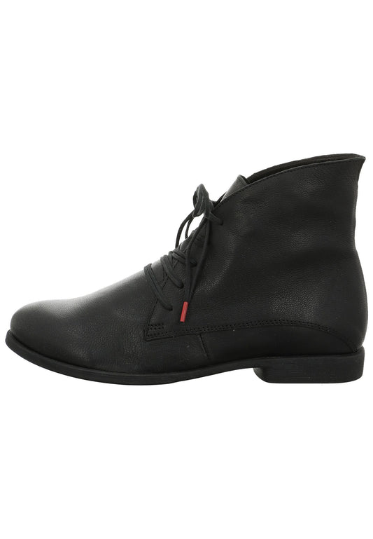 Think! Stiefelette Nappaleder Schwarz Warmfutter