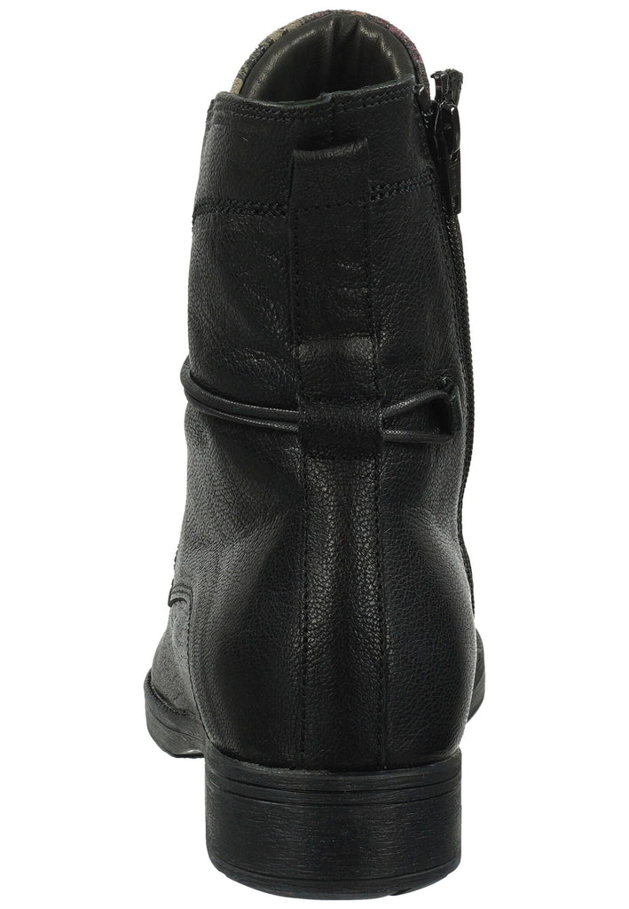 Think! Stiefelette Nappaleder Schwarz Warmfutter