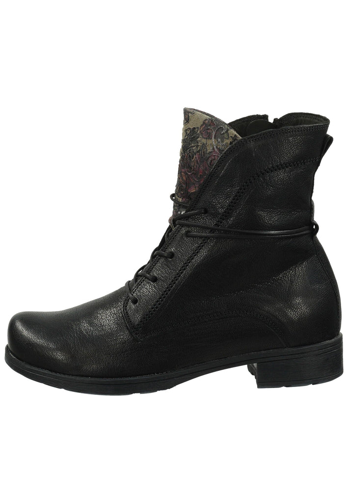Think! Stiefelette Nappaleder Schwarz Warmfutter