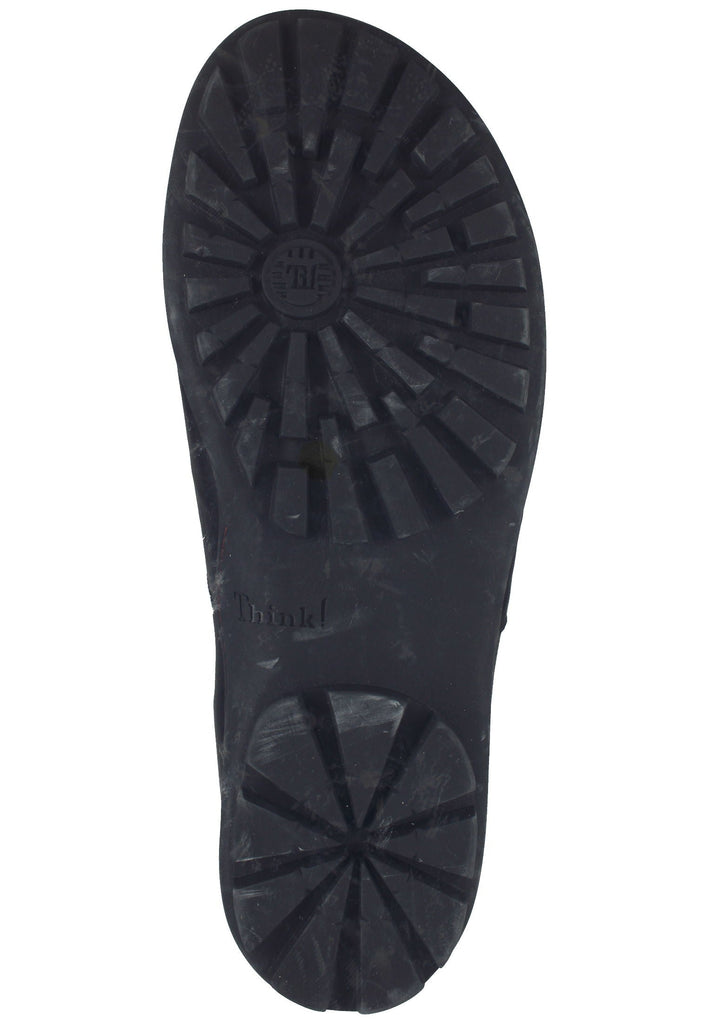 Think! Stiefelette Nappaleder Schwarz Warmfutter