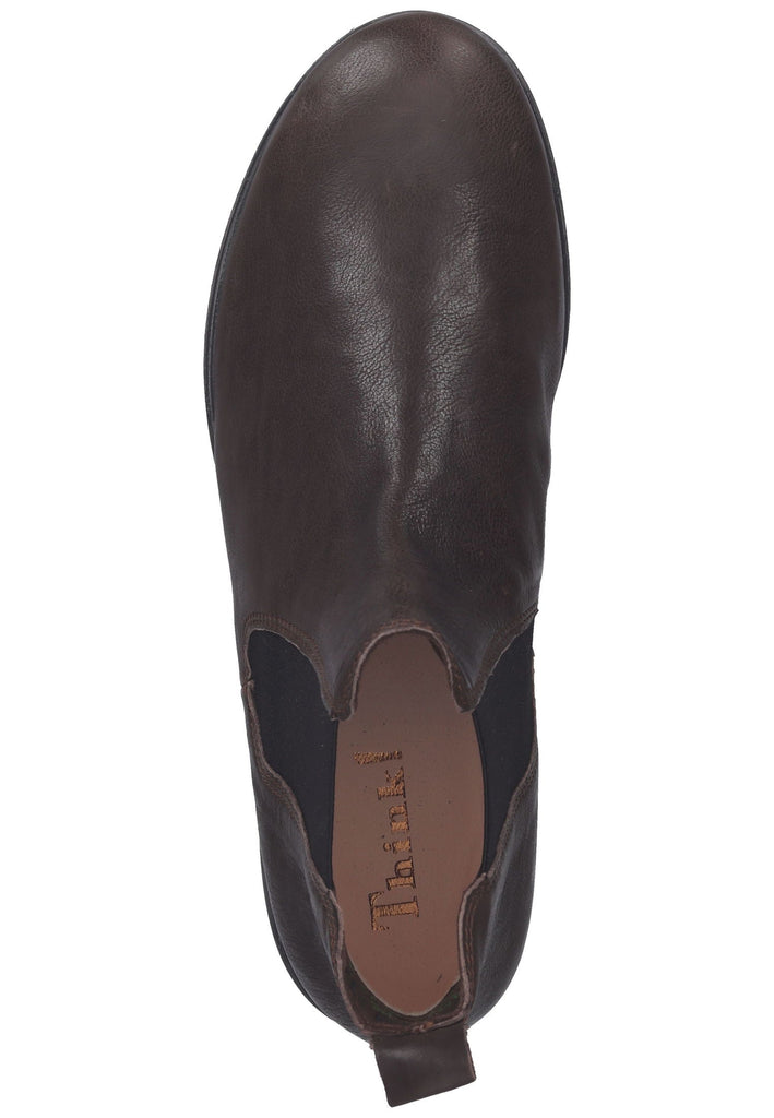 Think! Stiefelette Nappaleder Tabacco