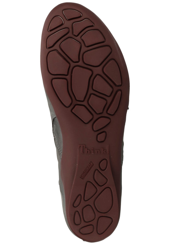 Think! Stiefelette Nubukleder Asphalt