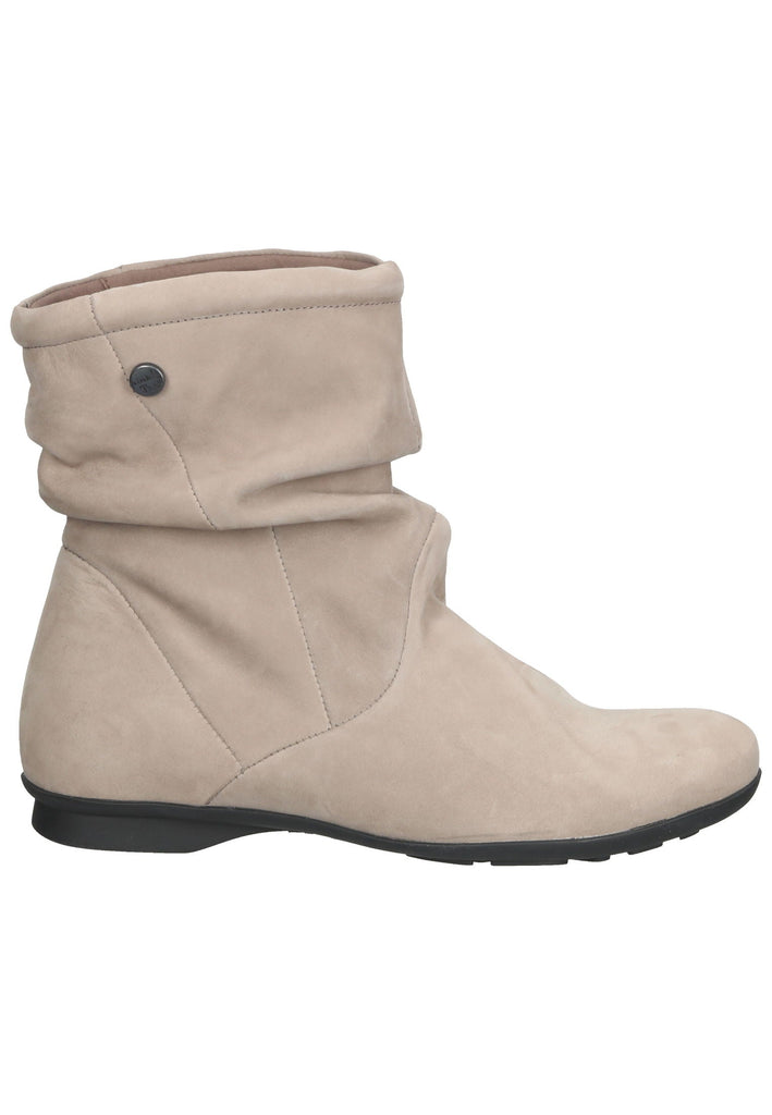 Think! Stiefelette Nubukleder Beige
