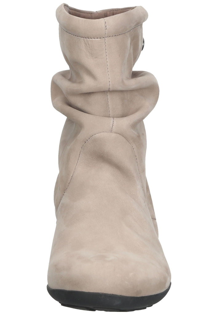 Think! Stiefelette Nubukleder Beige