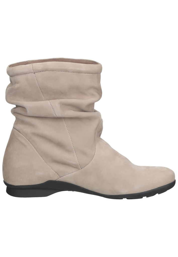 Think! Stiefelette Nubukleder Beige