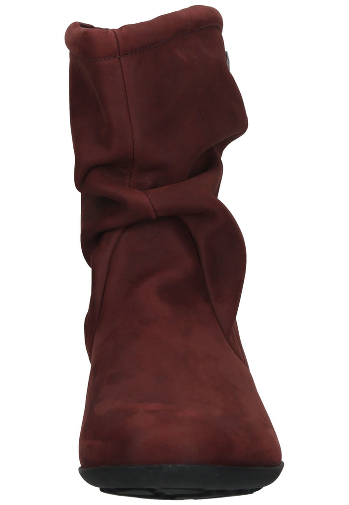 Think! Stiefelette Nubukleder Dunkelrot