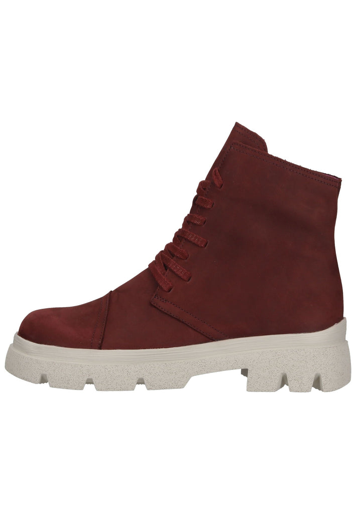 Think! Stiefelette Nubukleder Dunkelrot